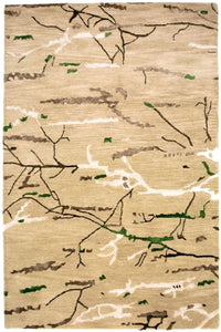 Designermatta - 241 x 152 cm - flerfärgad