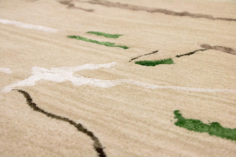 Designermatta - 241 x 152 cm - flerfärgad