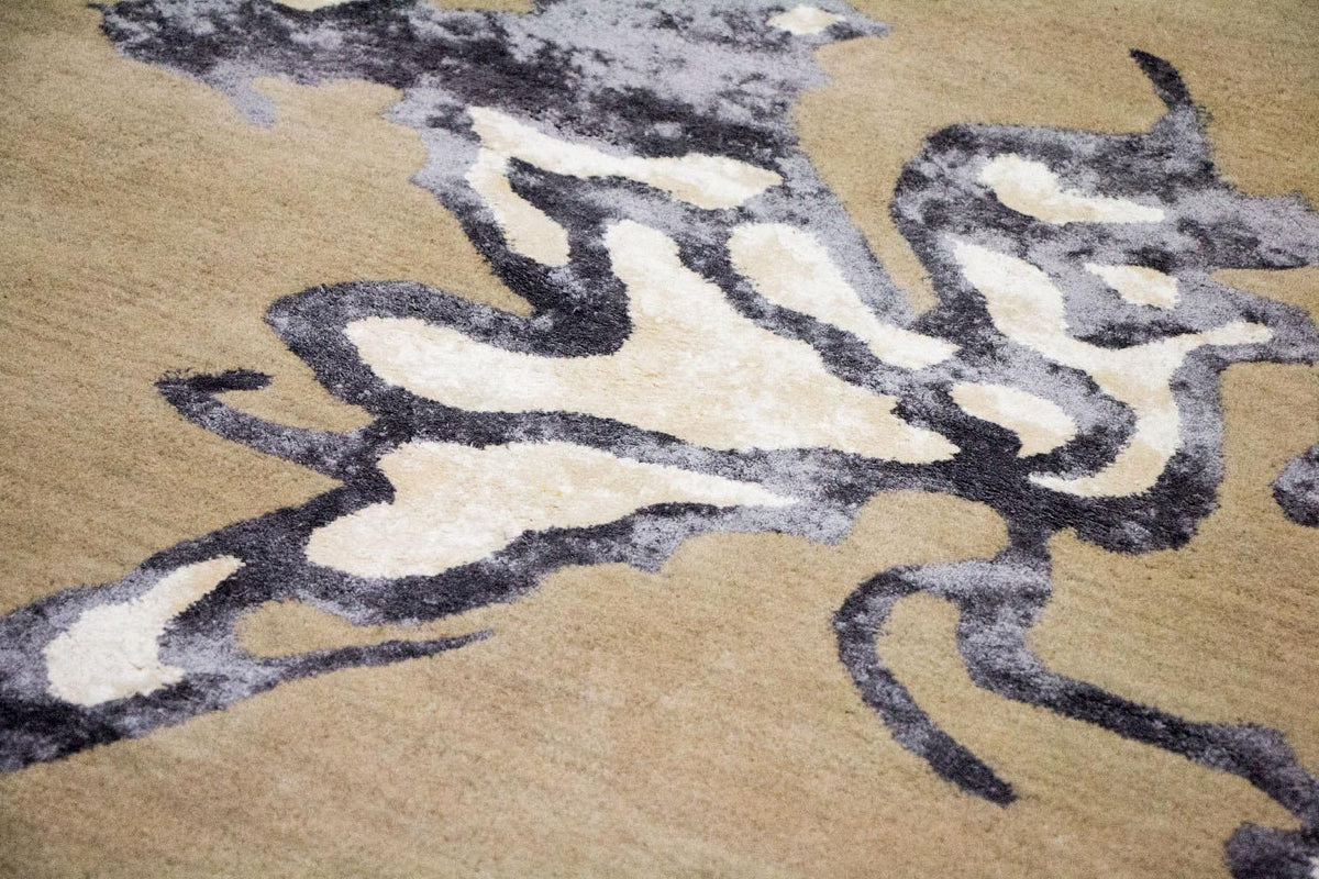 Designermatta - 241 x 154 cm - beige