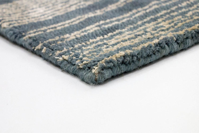 Designermatta - 246 x 154 cm - blå