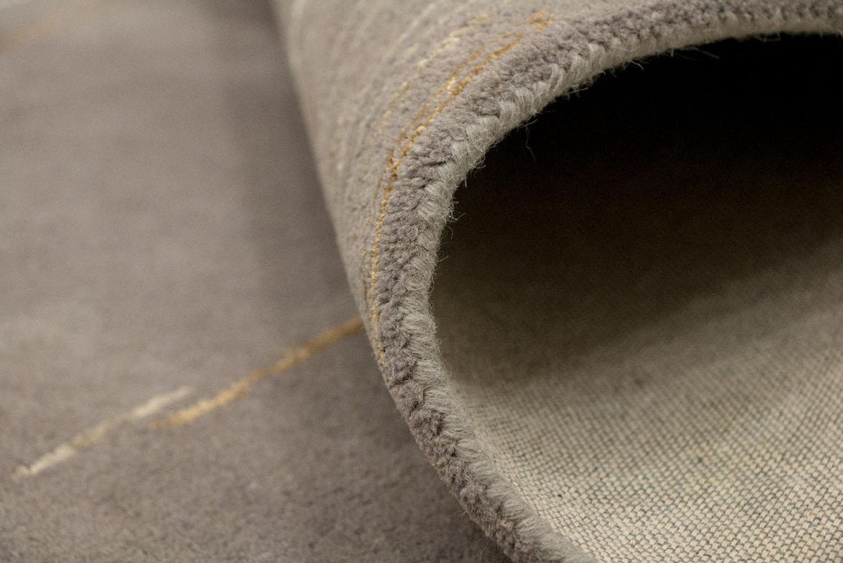 Designermatta - 242 x 151 cm - brun