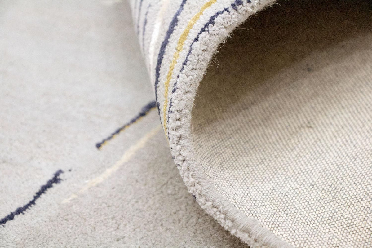 Designermatta - 244 x 157 cm - beige