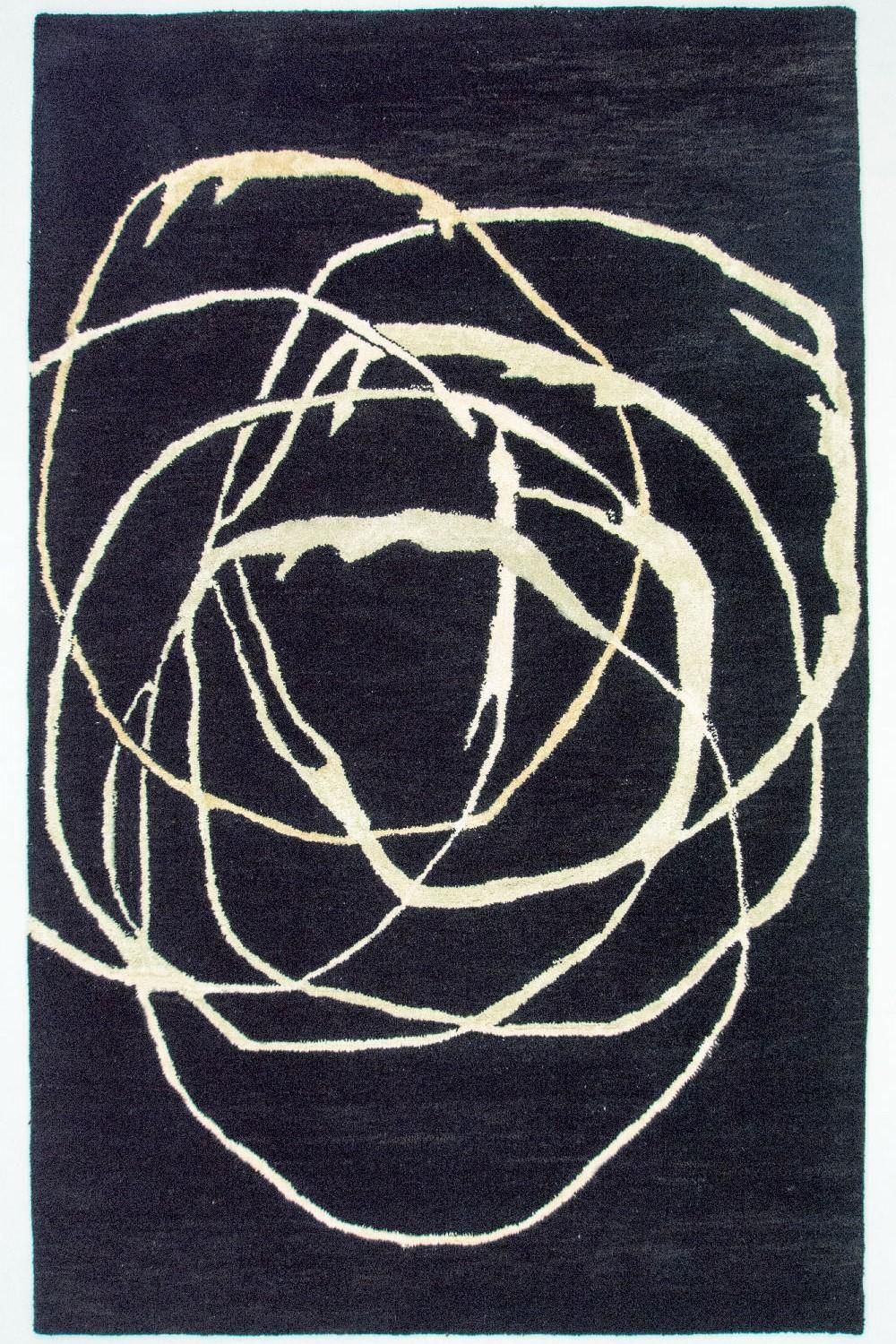 Designermatta - 245 x 153 cm - blå