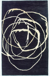 Designermatta - 245 x 153 cm - blå