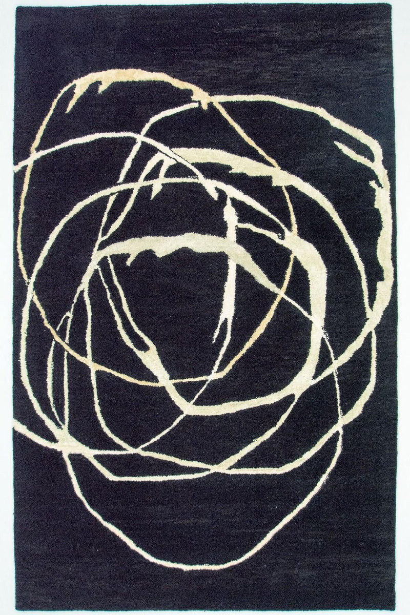 Designermatta - 245 x 153 cm - blå