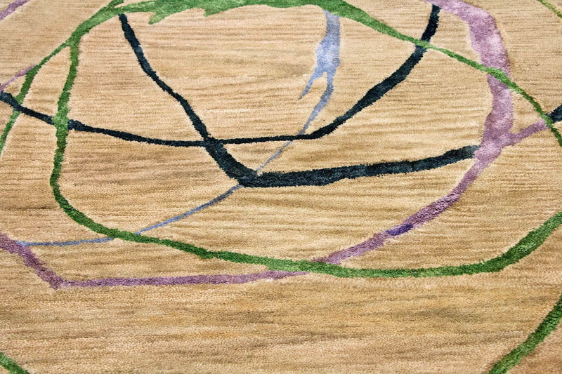 Designermatta - 243 x 152 cm - flerfärgad