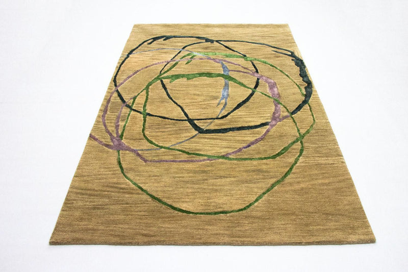 Designermatta - 243 x 152 cm - flerfärgad