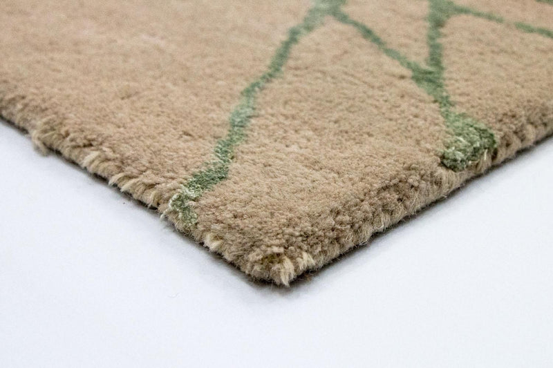 Designermatta - 198 x 136 cm - beige