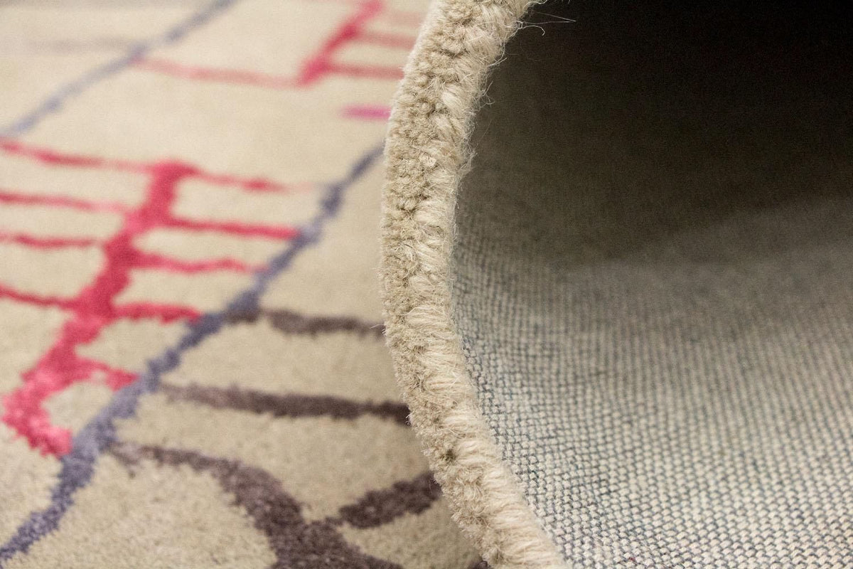 Designermatta - 241 x 152 cm - flerfärgad