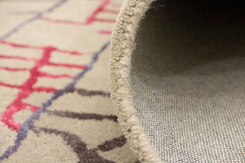 Designermatta - 241 x 152 cm - flerfärgad