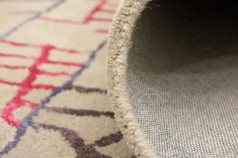 Designermatta - 241 x 152 cm - flerfärgad