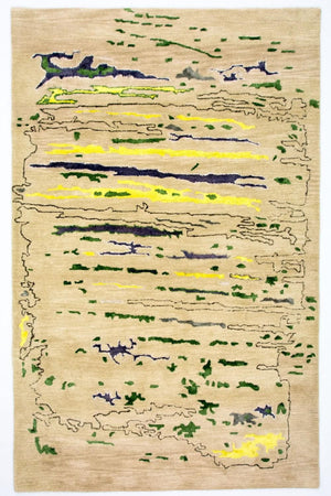 Designermatta - 243 x 153 cm - flerfärgad