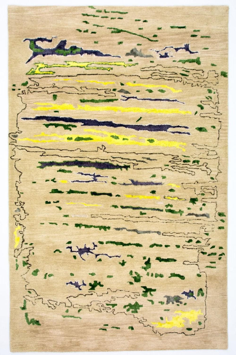 Designermatta - 243 x 153 cm - flerfärgad