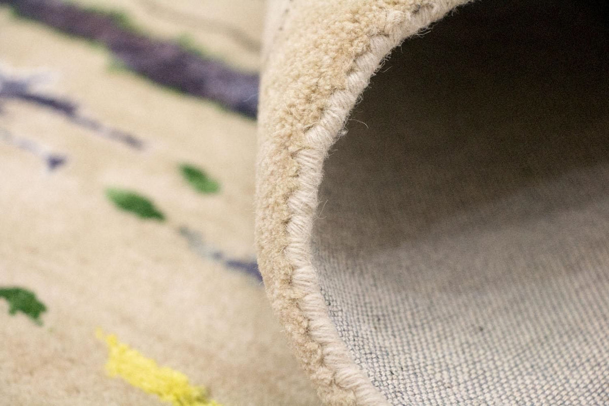 Designermatta - 243 x 153 cm - flerfärgad