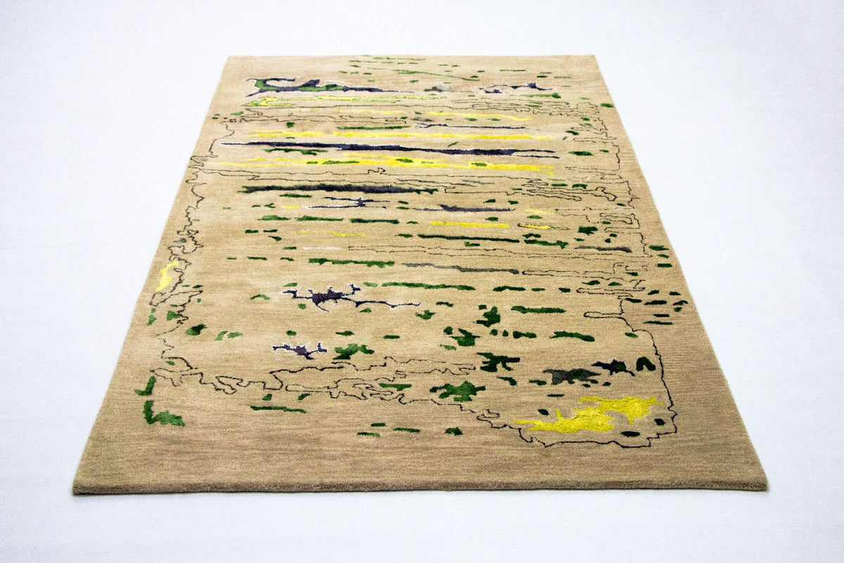 Designermatta - 243 x 153 cm - flerfärgad