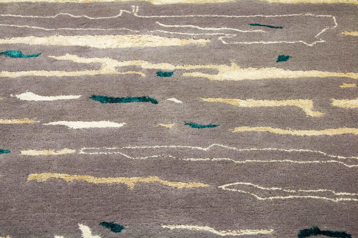 Designermatta - 243 x 153 cm - brun