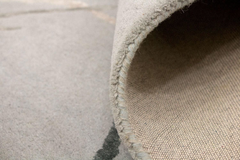 Designermatta - 243 x 153 cm - silver