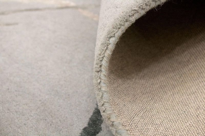 Designermatta - 243 x 153 cm - silver