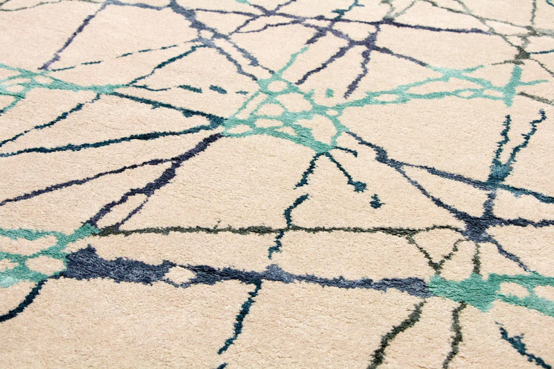 Designermatta - 197 x 136 cm - beige