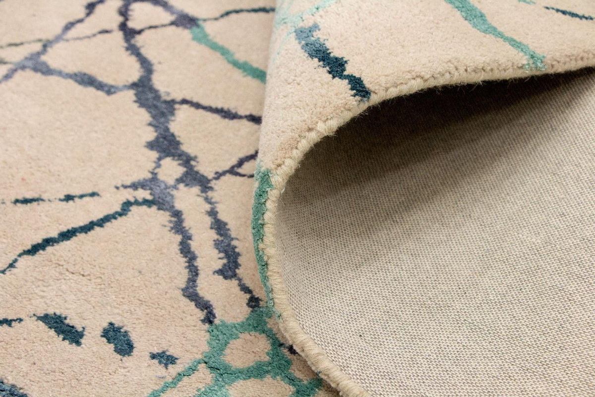 Designermatta - 197 x 136 cm - beige