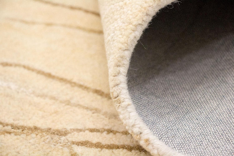 Designermatta - 240 x 153 cm - beige