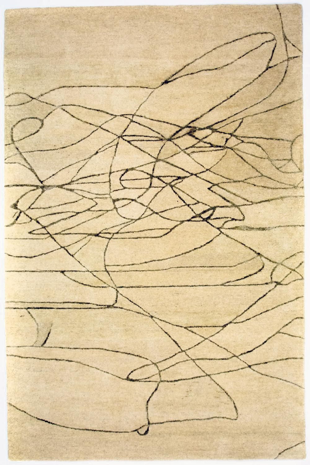 Designermatta - 239 x 152 cm - beige