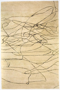 Designermatta - 239 x 152 cm - beige