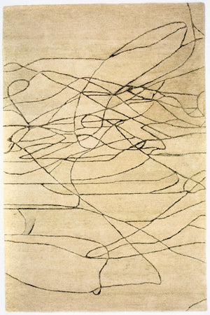 Designermatta - 239 x 152 cm - beige