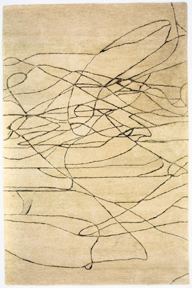 Designermatta - 239 x 152 cm - beige