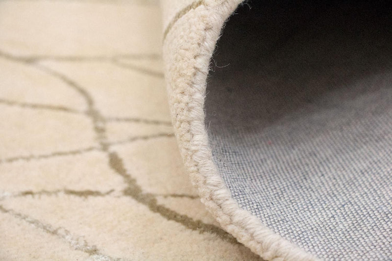 Designermatta - 239 x 152 cm - beige