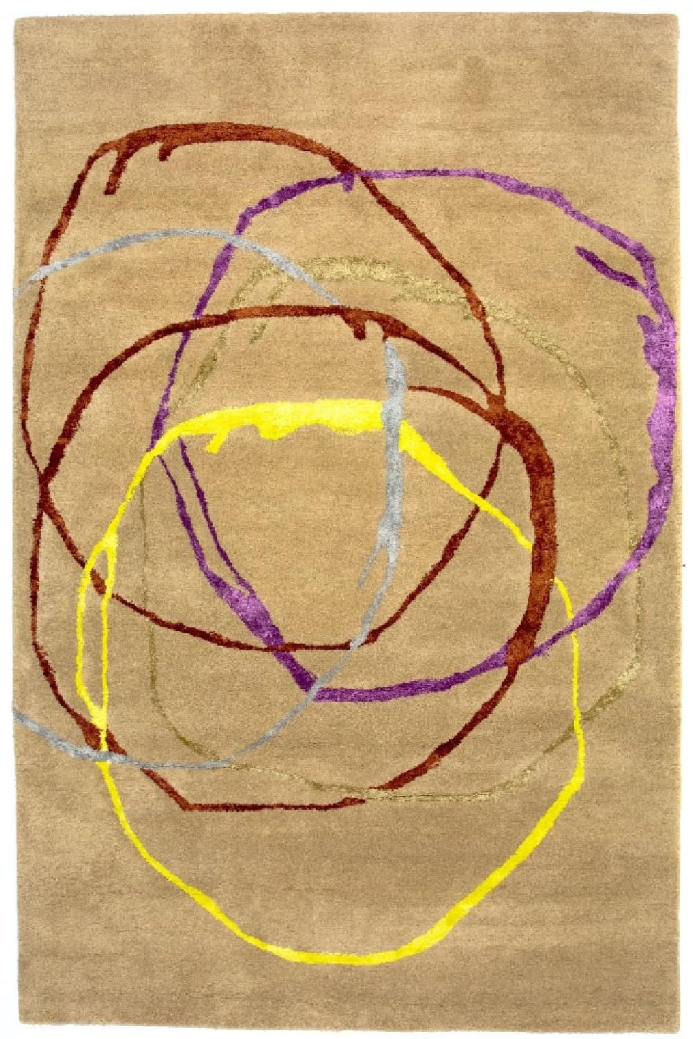 Designermatta - 246 x 152 cm - beige