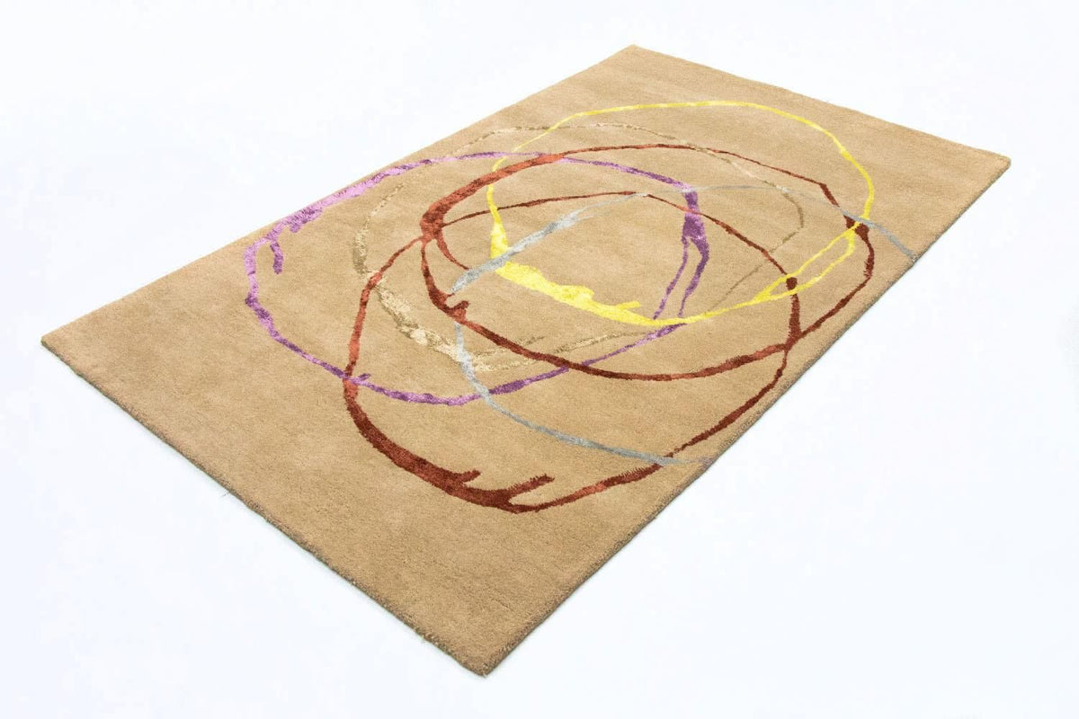 Designermatta - 246 x 152 cm - beige