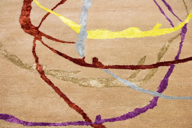 Designermatta - 246 x 152 cm - beige