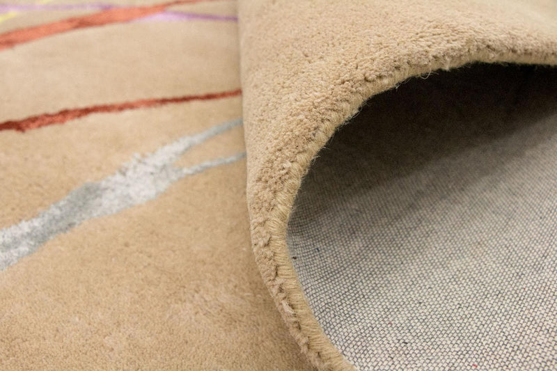 Designermatta - 246 x 152 cm - beige