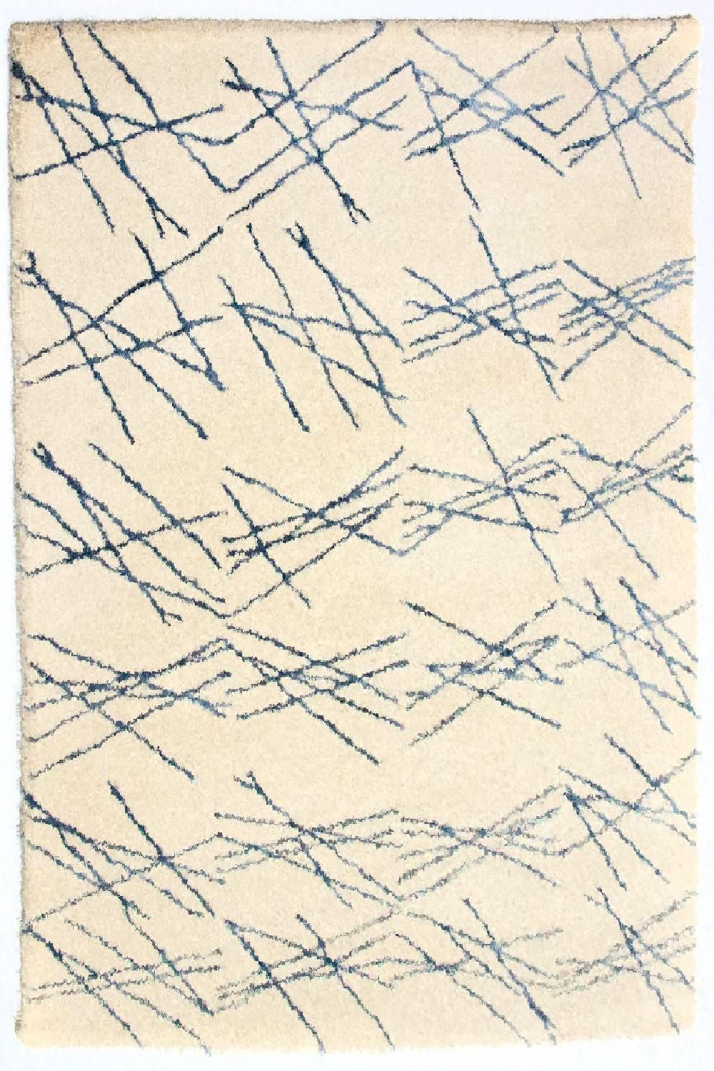 Designermatta - 197 x 138 cm - beige