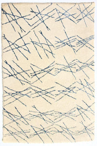 Designermatta - 197 x 138 cm - beige