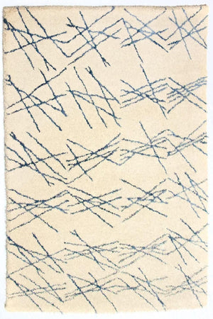 Designermatta - 197 x 138 cm - beige