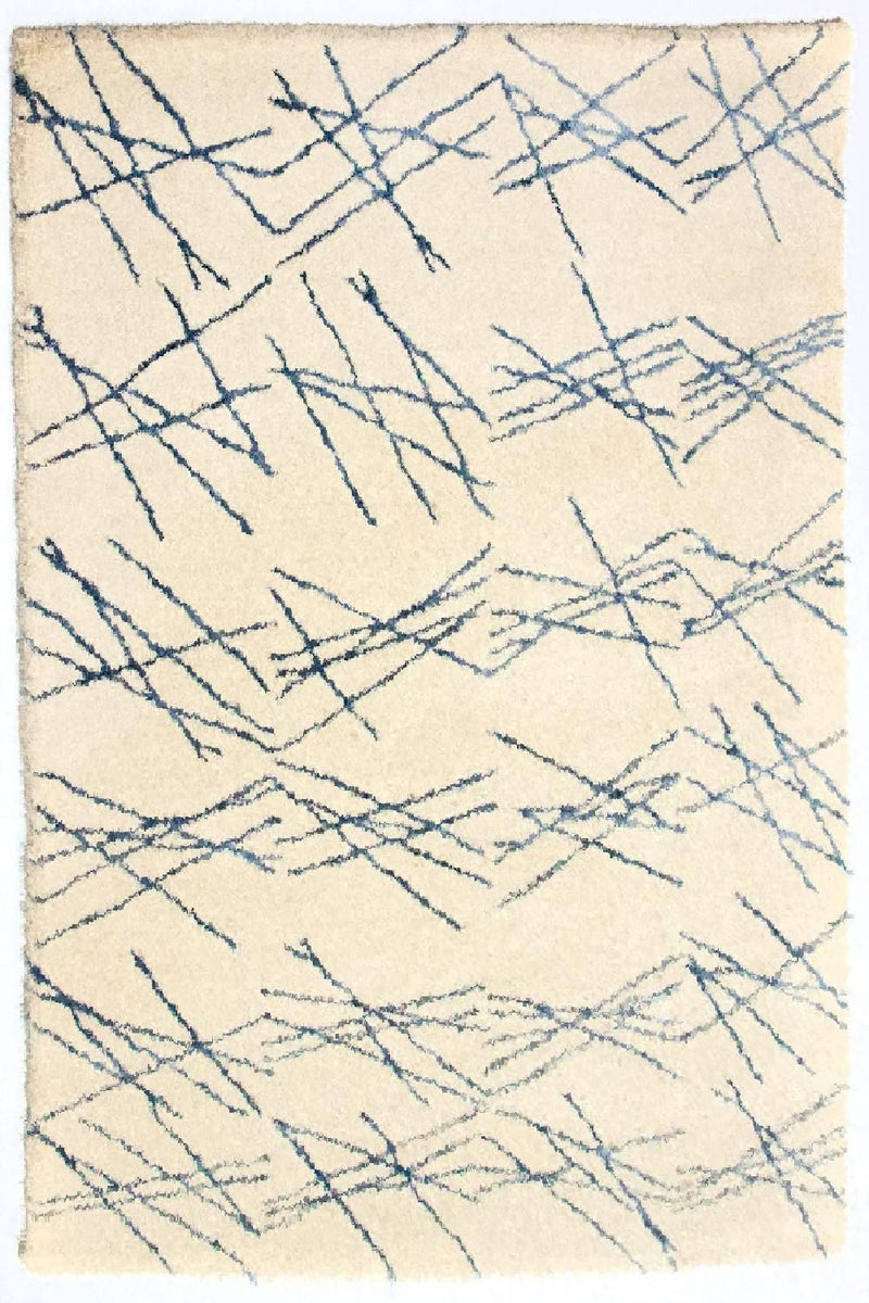 Designermatta - 197 x 138 cm - beige