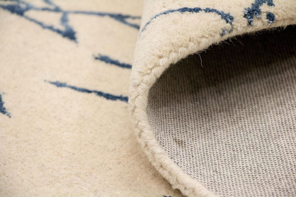 Designermatta - 197 x 138 cm - beige