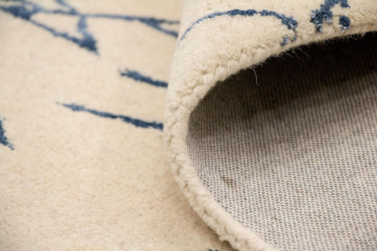 Designermatta - 197 x 138 cm - beige