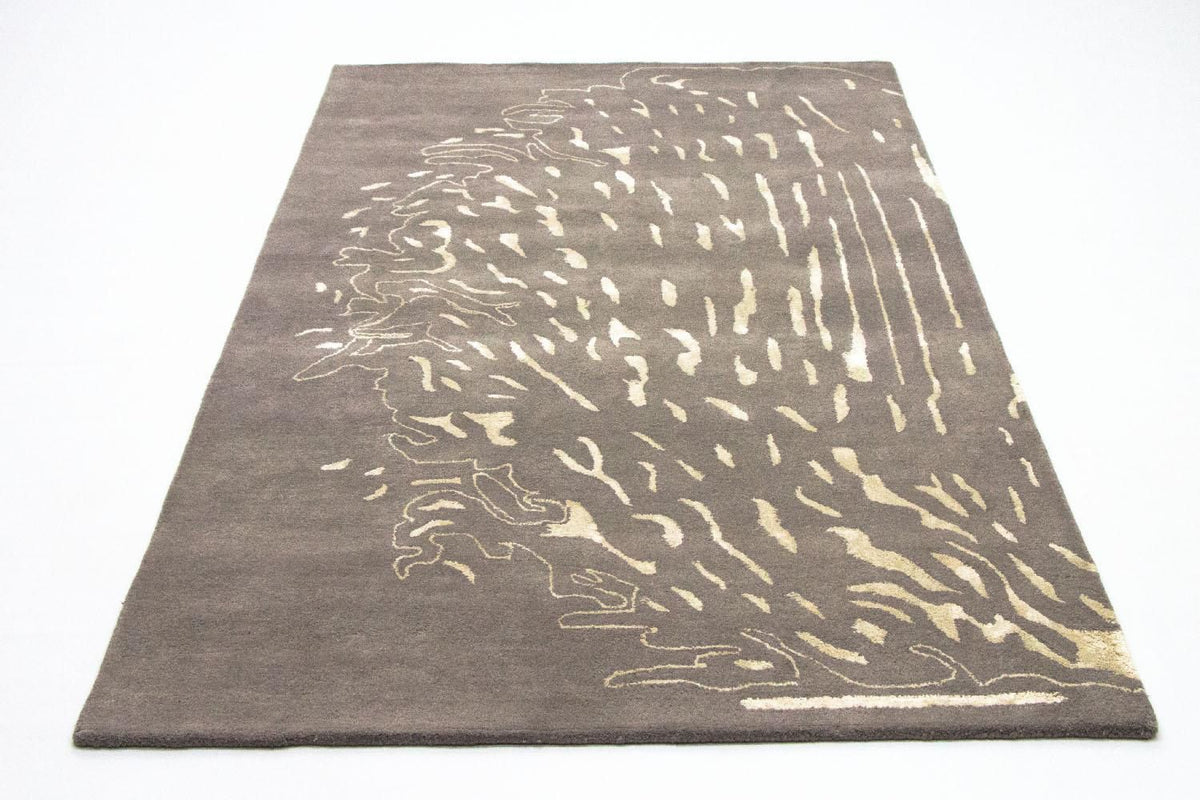 Designermatta - 241 x 153 cm - brun