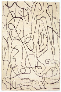 Designermatta - 243 x 153 cm - beige