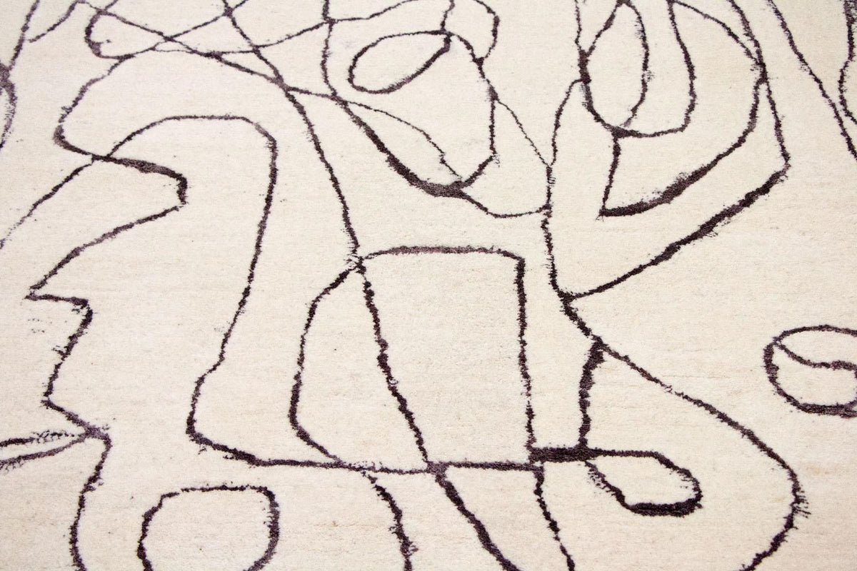 Designermatta - 243 x 153 cm - beige