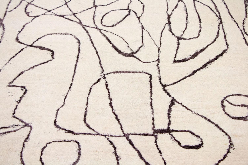 Designermatta - 243 x 153 cm - beige