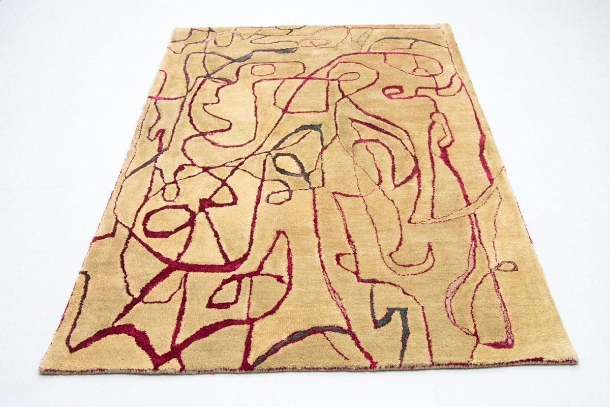 Designermatta - 241 x 152 cm - flerfärgad