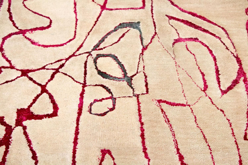 Designermatta - 241 x 152 cm - flerfärgad