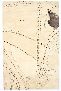 Designermatta - 244 x 153 cm - beige