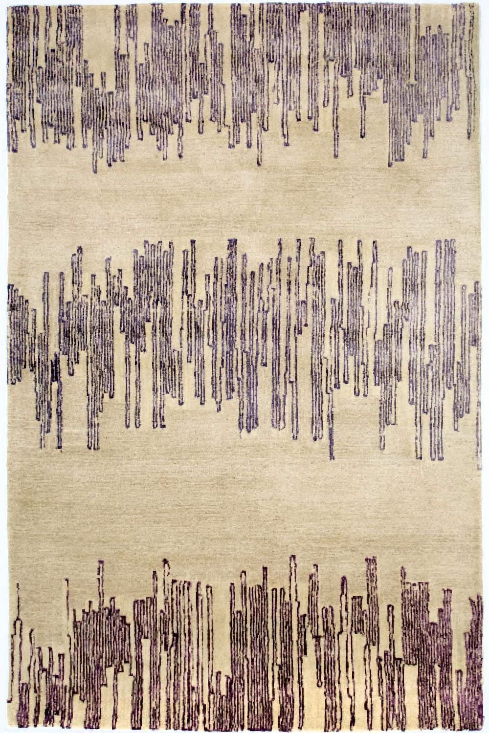 Designermatta - 241 x 153 cm - beige
