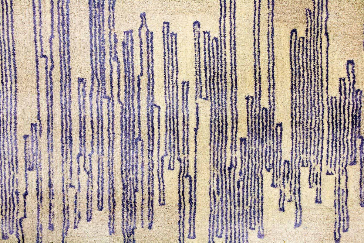 Designermatta - 241 x 153 cm - beige