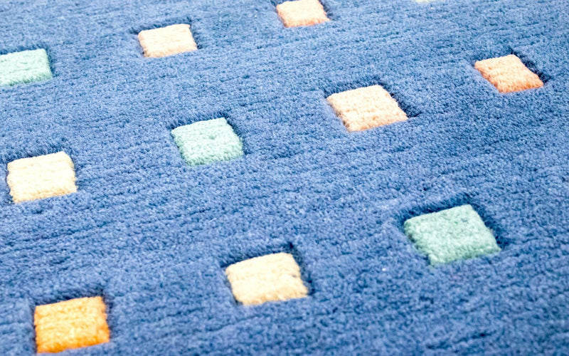 Runner Nepal mattan - 240 x 80 cm - mörkblå